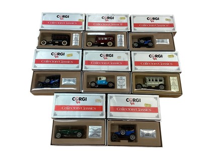 Lot 1905 - Corgi Collector Classics diecast cars, boxed, plus others (2 boxes)