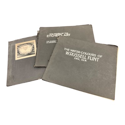 Lot 1329 - Three Art folios with tipped plates