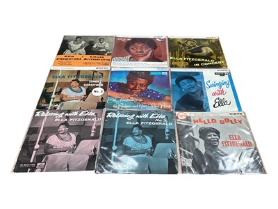Lot 2776 - 100 plus 45s - EPs and singles including Ella Fitzgerald, Duke Ellington, Albert King, B.B. King, Mahalia Jackson, Erroll Garner, Lionel Hampton, Dizzy Gillespie, Howard Tate, Wilbert...