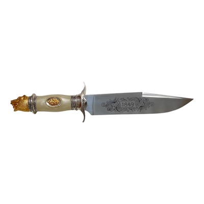 Lot 870 - Franklin Mint "The Gold Rush Bowie knife".