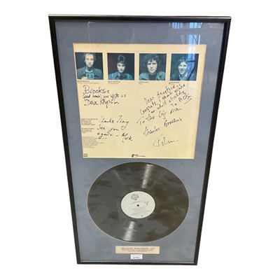 Lot 2735 - Dire Staits - 1978 autographed album signed by Mark and David Knopfler, John Illsley and Pick Withers