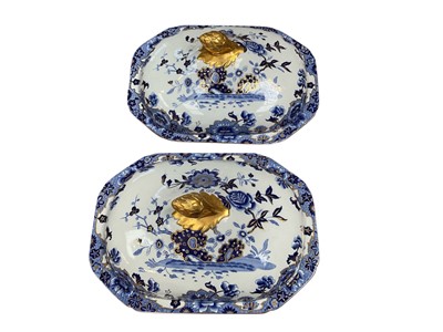 Lot 5051 - Pair of Spode New Stone tureens and covers (2)