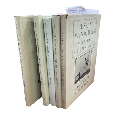 Lot 1314 - Essex Windmills Millers and Millwrights, an Historical review by Kenneth G. Farries, published Charles Skilton, five volumes, others