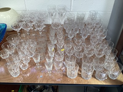 Lot 5113 - Collection of glassware to include cut glass, wine glasses, tumblers etc