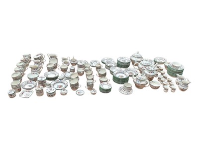 Lot 2268 - Copeland Spode Chinese Rose pattern tea, coffee and breakfast ware (qty)