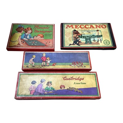 Lot 5131 - Group of toys and games some vintage to include Meccano, Pelham puppet etc