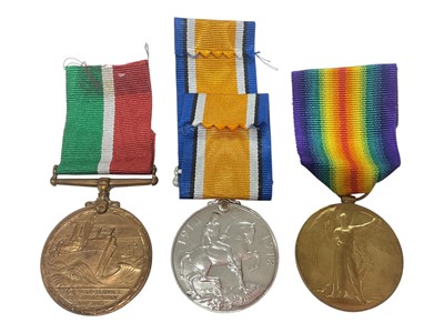 Lot 761 - First World War trio comprising Mercantile Marine War medal named to Benjamin C. Tooke, War and Victory medals named to Capt. B. C. Tooke RAF. N.B. Please note all medals are renamed.