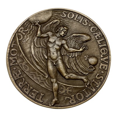 Lot 578 - Germany - A large bronze medallion commemorating Nikolaus Copernicus 400 year anniversary since his death 1943 by K. Goetz (Dia: 82mm) (1 medallion)