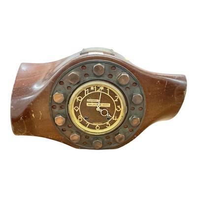 Lot 775 - Second World War wooden propeller boss, from Supermarine Walrus X-9509 which crashed in Poona, India, with applied brass engine plaque engraved Apr. 1940, Pegasus VI, the boss mounted with a clo...