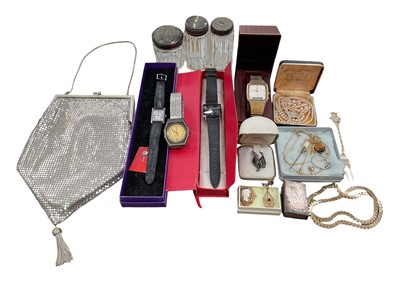 Lot 229 - Group of jewellery, watches and silver