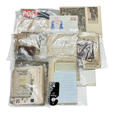 Lot 784 - Good collection of First and Second World War military related ephemera to include Soldiers Service and Pay books, printed research, period booklets and other items, (1 box).