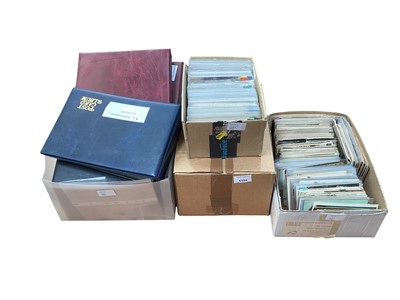 Lot 1151 - Postcards selection in four boxes, most subjects represented