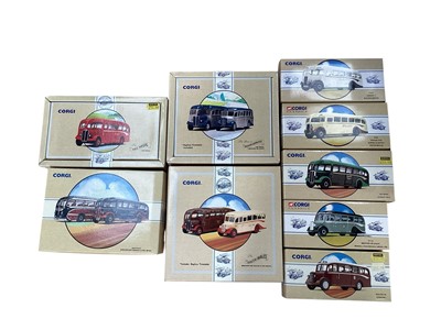 Lot 1953 - Selection of Corgi Classics and other diecast commercial vehicles, boxed (1 box)