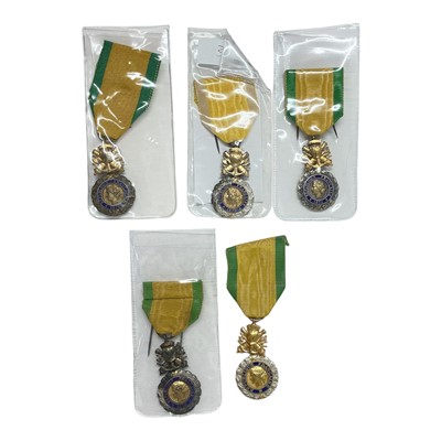 Lot 802 - Group of five French Medaille Militaire medals, (5).