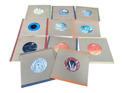 Lot 2782 - Selection of 45 records in plain sleeves, approx 300 (3 boxes)