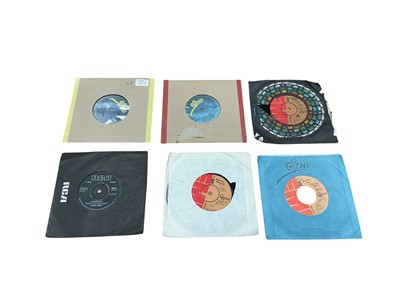 Lot 2796 - Three boxes of 45rpm records, various artists including Michael Jackson, Wings, The Monkees, Otis Reading etc.