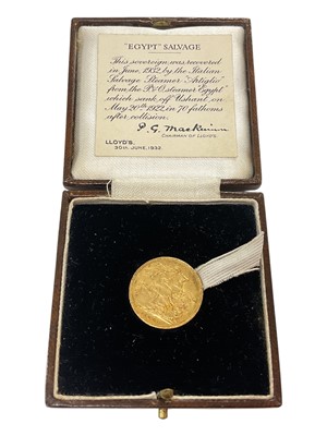 Lot 506 - G.B. - Gold Sovereign Victoria OH 1895