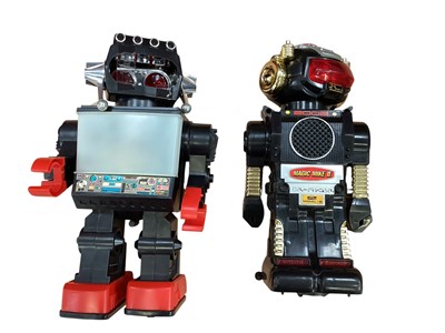 Lot 1959 - New Bright (c1984) Magic Mike II robot and one other (2)