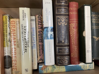 Lot 1388 - Miscellaneous books including modern firsts and folio publications. (3 boxes)