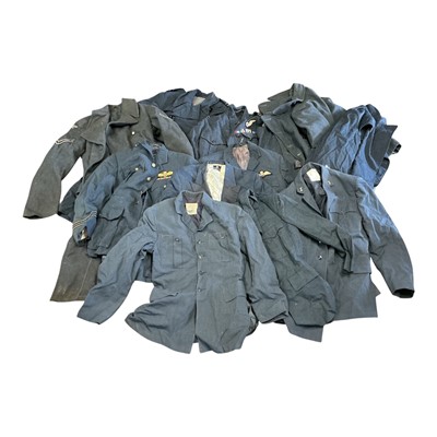 Lot 810 - Collection of Post Second World War RAF tunics and other uniform, (2 boxes).