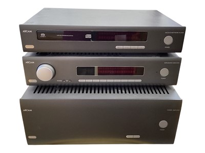 Lot 2723 - Arcam SA30 integrated amplifier, together with an Arcam PA240 power amplifier and an Arcam CDS50 CD player