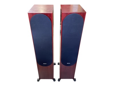 Lot 2726 - Pair of Monitor Audio free standing speakers