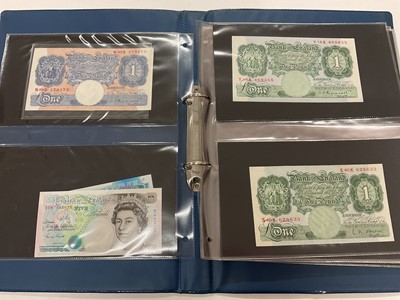 Lot 504 - World - An album containing mixed banknotes (N.B. Est. 59 notes, mixed grades but generally EF-UNC) (Qty)