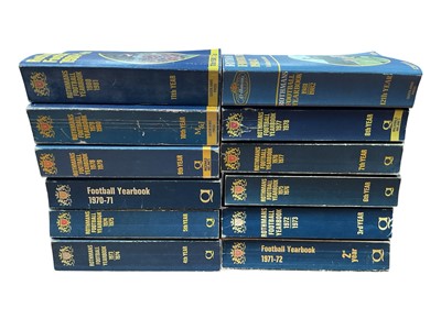 Lot 1168 - Rothmans football year books 1970-71 onwards (Qty)