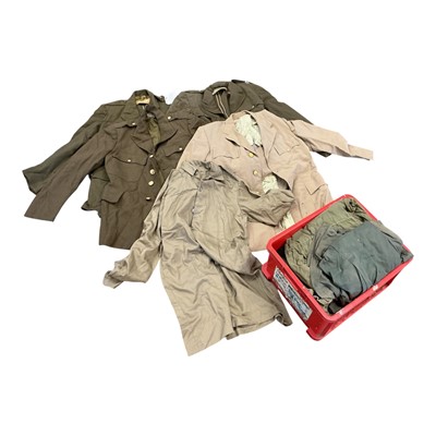 Lot 818 - Group of assorted American military uniforms, (2 boxes).