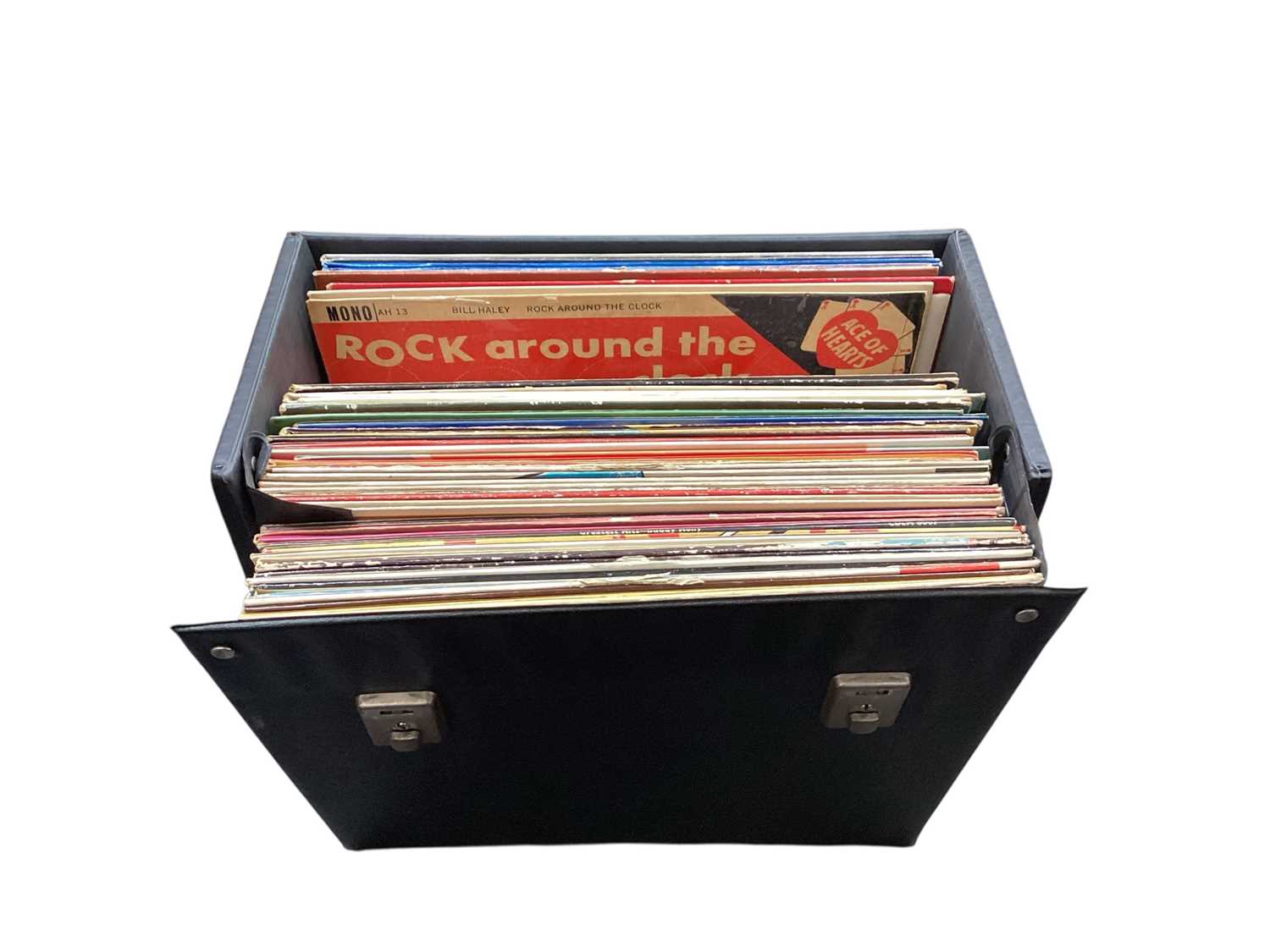 Lot 2791 - Collection of LP Records including Gene Vincent, Rock, Pop, Gospel, plus Two Boxes of Singles.