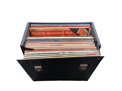 Lot 2791 - Collection of LP Records including Gene Vincent, Rock, Pop, Gospel, plus Two Boxes of Singles.