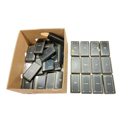 Lot 883 - Collection of various American medal 'coffin boxes' (all empty) for Purple Heart, Bronze Star and other medals, (1 box).