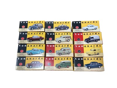 Lot 1967 - Lledo Vanguards 1:43 Scale commercial vehicles and cars, approx 30, all boxed. (1 box).