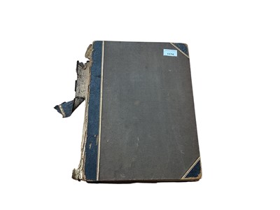 Lot 1174 - Victorian scrap album to include larger items including military, shipping, birds, naval and others
