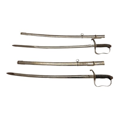 Lot 925 - Two Austrian swords infantry swords.