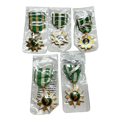 Lot 895 - Group of five Republic of Vietnam Campaign medals, (5).