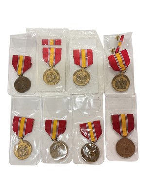Lot 913 - Group of eight United States National Defense Service medals, (8).