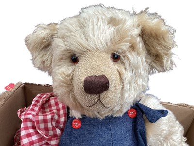 Lot 1982 - Group of Dean's bears to include Rag Book large bear, various other small Dean's bears and a Hermann bear.