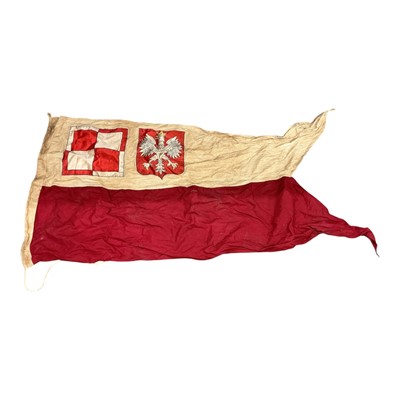 Lot 923 - Polish Air Force flag, 150cm in length.
