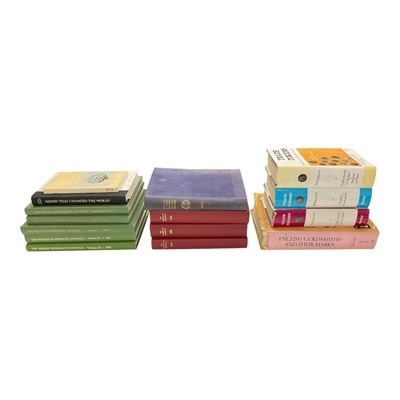 Lot 533 - Books - coin related reference books to include The British Numismatic Journals for the years 1979-1983, The Numismatic Chronicle Years 1993, 1995, 1996, volumes 1-3 of the seventeenth century t...