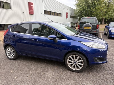 Lot 75 - 2016 Ford Fiesta 1.0 EcoBoost Titanium 5 door, manual, finished in blue, reg. no. EN65 YKX.