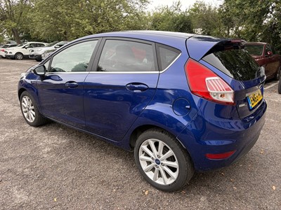 Lot 75 - 2016 Ford Fiesta 1.0 EcoBoost Titanium 5 door, manual, finished in blue, reg. no. EN65 YKX.