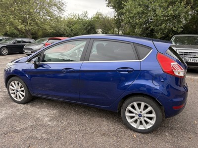 Lot 75 - 2016 Ford Fiesta 1.0 EcoBoost Titanium 5 door, manual, finished in blue, reg. no. EN65 YKX.