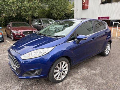 Lot 75 - 2016 Ford Fiesta 1.0 EcoBoost Titanium 5 door, manual, finished in blue, reg. no. EN65 YKX.