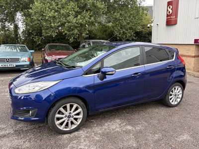 Lot 75 - 2016 Ford Fiesta 1.0 EcoBoost Titanium 5 door, manual, finished in blue, reg. no. EN65 YKX.