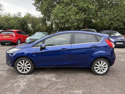 Lot 75 - 2016 Ford Fiesta 1.0 EcoBoost Titanium 5 door, manual, finished in blue, reg. no. EN65 YKX.