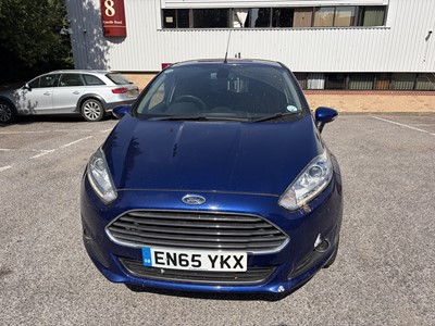 Lot 75 - 2016 Ford Fiesta 1.0 EcoBoost Titanium 5 door, manual, finished in blue, reg. no. EN65 YKX.