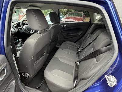 Lot 75 - 2016 Ford Fiesta 1.0 EcoBoost Titanium 5 door, manual, finished in blue, reg. no. EN65 YKX.