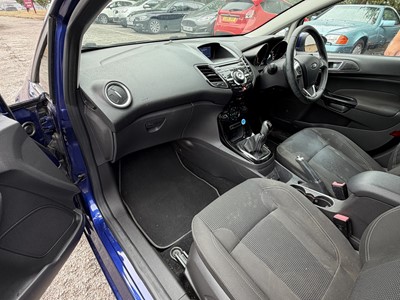 Lot 75 - 2016 Ford Fiesta 1.0 EcoBoost Titanium 5 door, manual, finished in blue, reg. no. EN65 YKX.