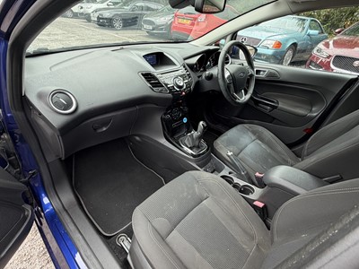 Lot 75 - 2016 Ford Fiesta 1.0 EcoBoost Titanium 5 door, manual, finished in blue, reg. no. EN65 YKX.